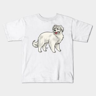 Dog - Pyrenean Shepherd - White Kids T-Shirt